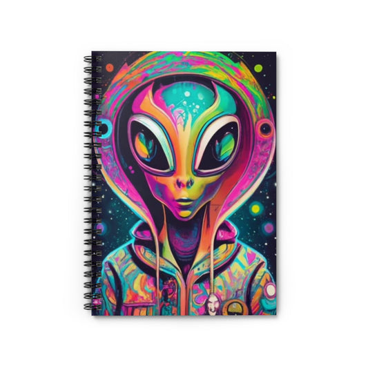 Alien Spiral Notebook - Ruled Line