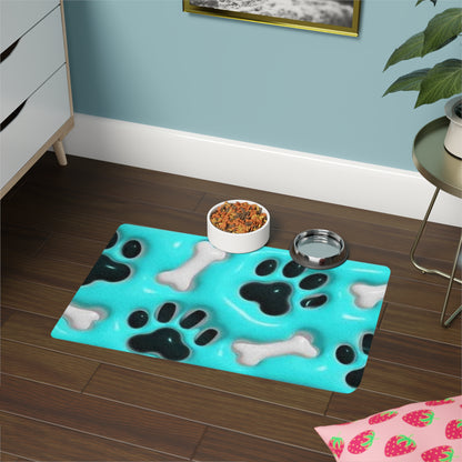 Footprint Pet Food Mat